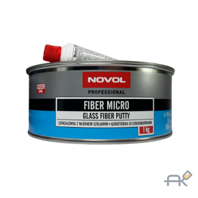 Шпатлёвка NOVOL MICRO со стекловолокном 1 кг РП